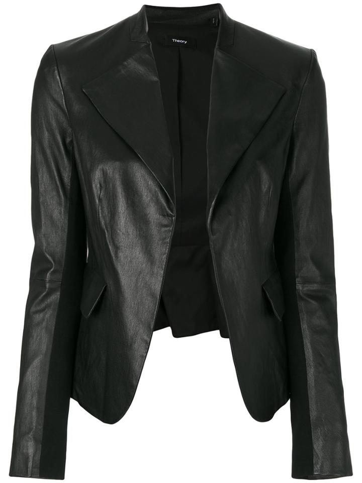 Theory Wide Lapel Blazer - Black