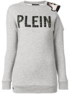 Philipp Plein Love Cold Shoulder Top - Grey