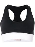 Bodyism Contrast Band Sports Bra - Black