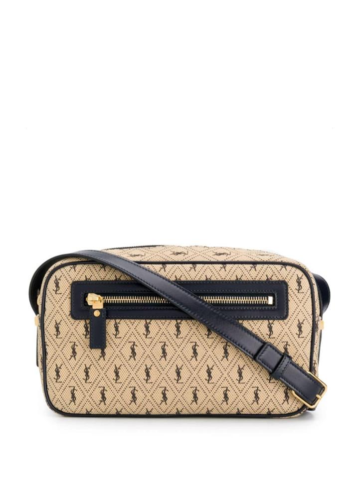 Saint Laurent Monogram Camera Bag - Neutrals