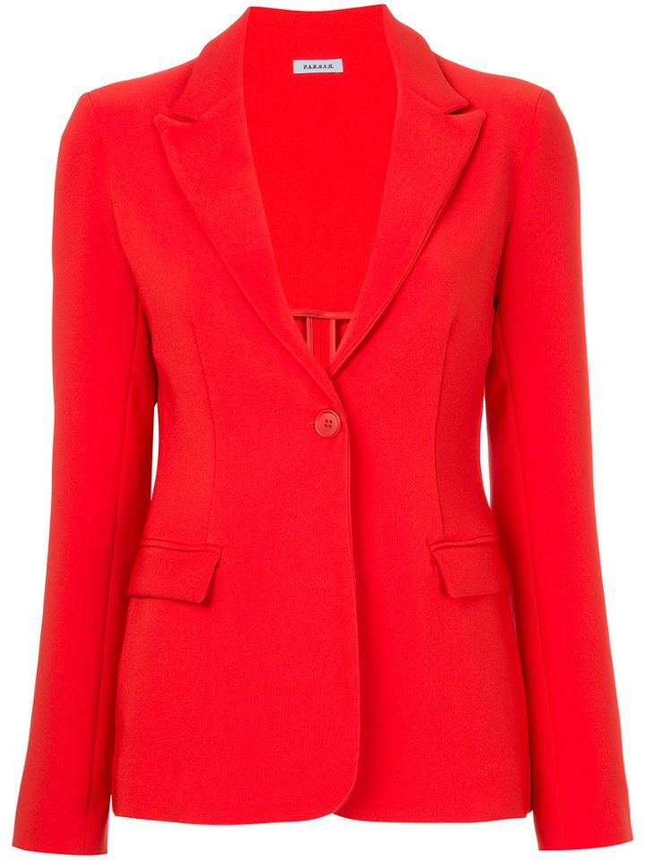 P.a.r.o.s.h. Slim Fit Blazer - Red
