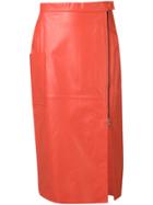 Tela Pencil Skirt - Orange