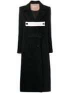 Ssheena Decorative Martingale Coat - Black