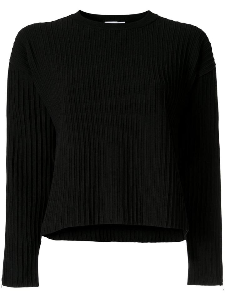 Casasola Ribbed Knit Sweater - Black