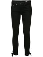 Rag & Bone /jean - Super Skinny Cropped Jeans - Women - Cotton/polyurethane - 31, Women's, Black, Cotton/polyurethane
