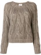 Forte Forte Cable Knit Sweater - Metallic