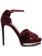 Alexander Mcqueen Mod Heels - Red