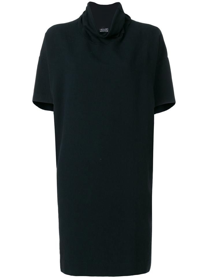 Kristensen Du Nord Turtleneck Shift Dress - Blue