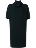 Kristensen Du Nord Turtleneck Shift Dress - Blue