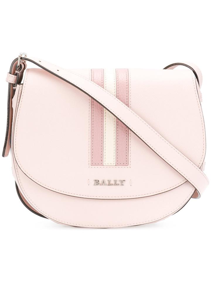 Bally - Supra Crossbody Bag - Women - Cotton/leather - One Size, Pink/purple, Cotton/leather