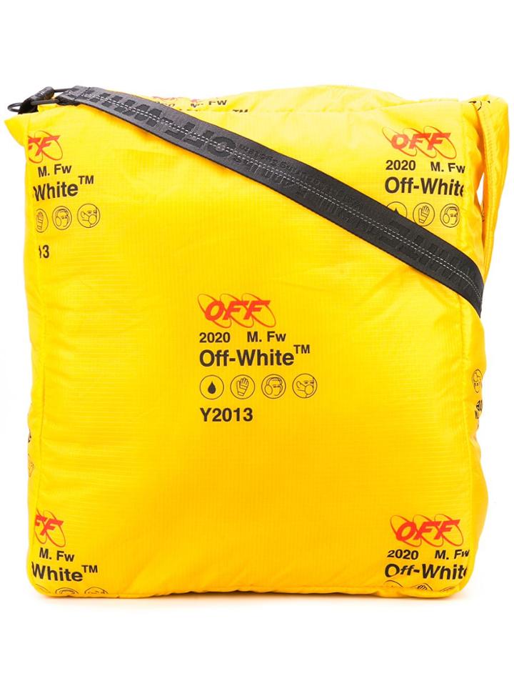 Off-white Industrial Padded Messenger Bag - Yellow