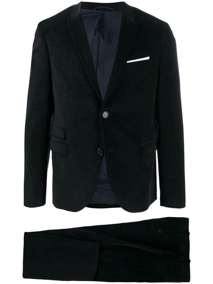 Neil Barrett Corduroy Two-piece Suit - Blue