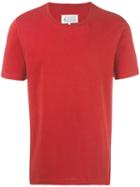 Maison Margiela Classic Short Sleeve T-shirt, Men's, Size: 50, Red, Cotton