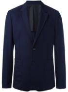 Ami Alexandre Mattiussi - Half Lined 2 Button Jacket - Men - Wool - 48, Blue, Wool