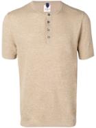 Mc Lauren Henley Button T-shirt - Neutrals