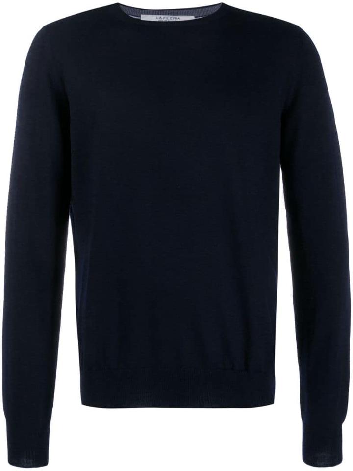 La Fileria For D'aniello Long Sleeve Jumper - Blue