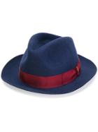 Borsalino Trilby Hat - Blue