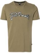 Just Cavalli Front Printed T-shirt - Green