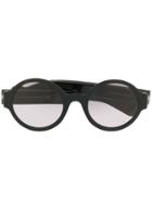 Moncler Eyewear Round Framed Sunglasses - Black