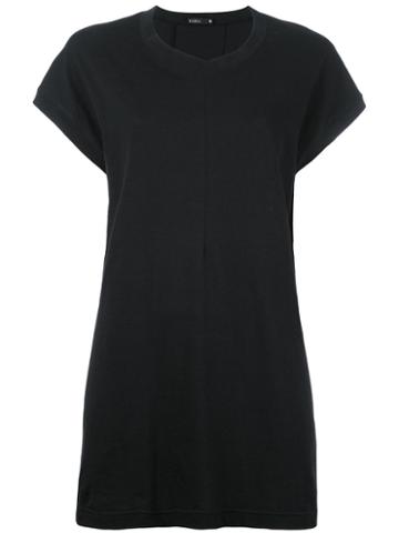 Klasica - Loose-fit T-shirt - Women - Cotton - 2, Black, Cotton