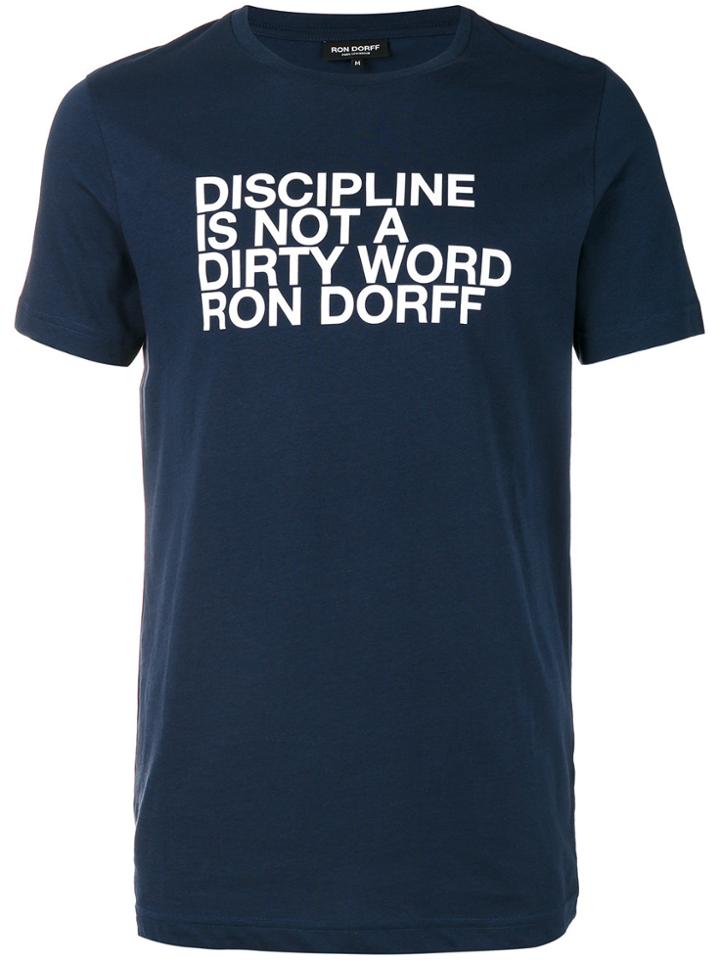 Ron Dorff Discipline T-shirt - Blue