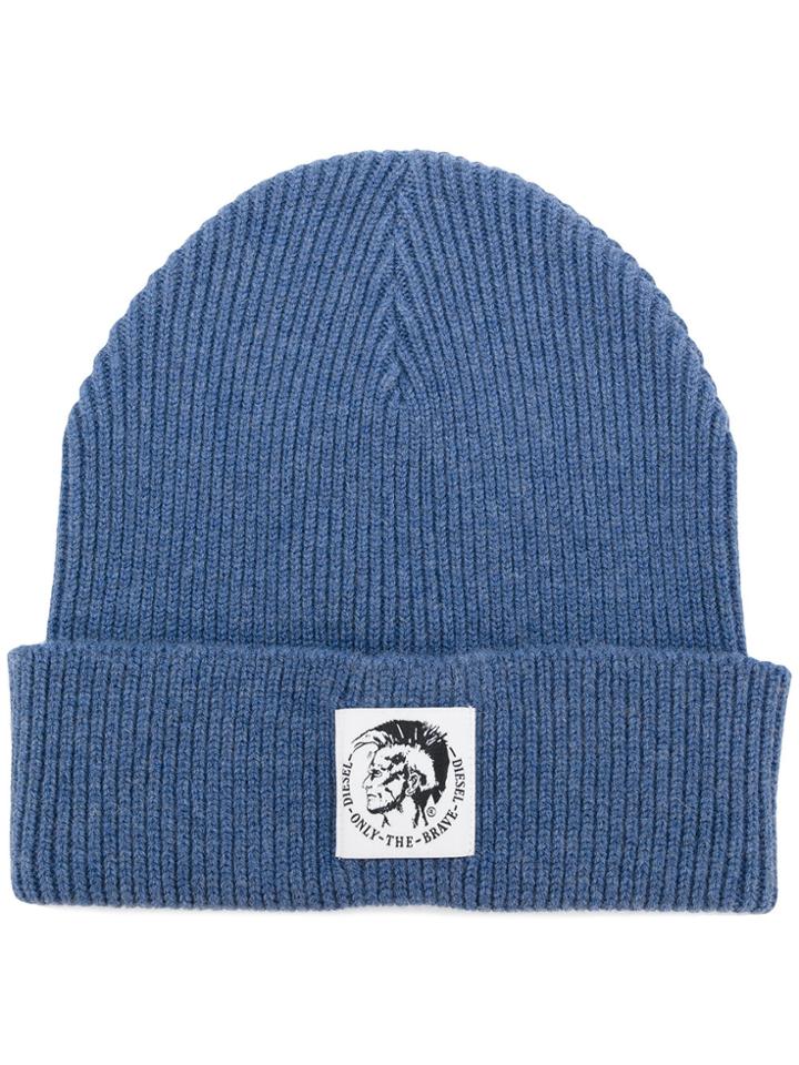 Diesel Only The Brave Beanie - Blue