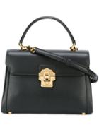 Dolce & Gabbana 'lucia' Tote, Women's, Black, Calf Leather