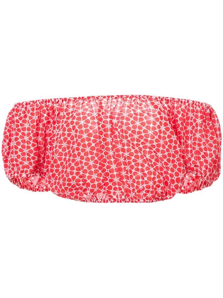 Lisa Marie Fernandez Leandra Crop Top - Red