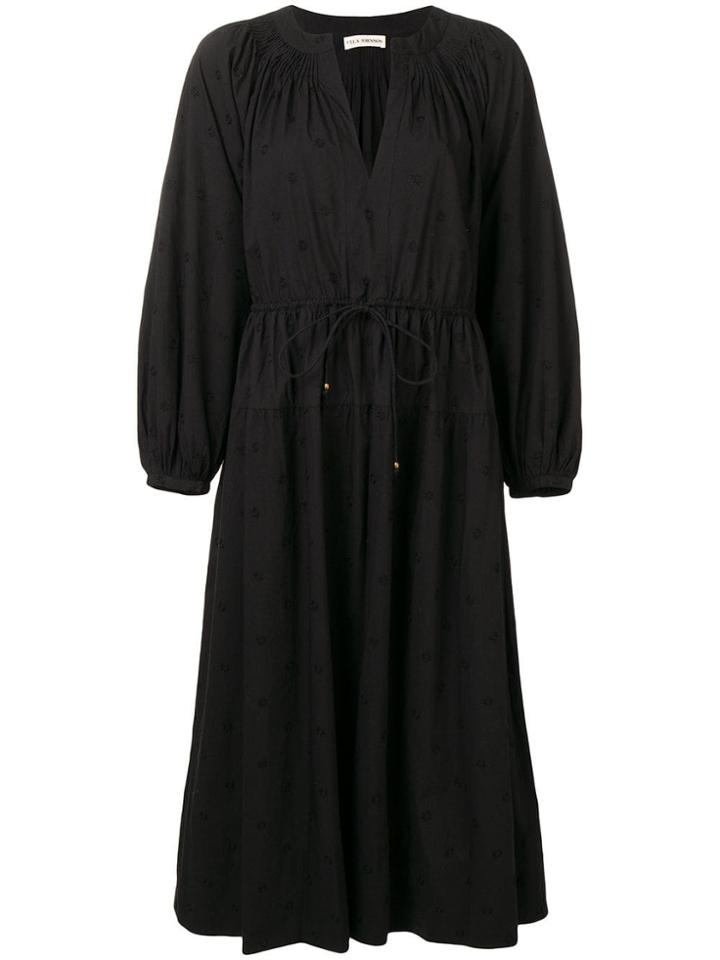 Ulla Johnson Flared Midi Dress - Black