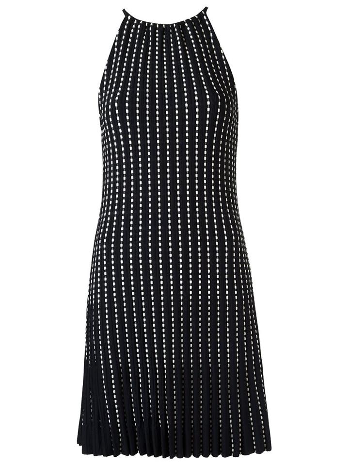 Egrey Knitted Dress, Women's, Size: G, Blue, Viscose