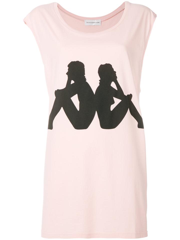 Faith Connexion Kappa Tank Top - Pink & Purple