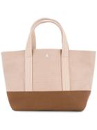 Cabas Knit Style Small Tote Bag - Pink