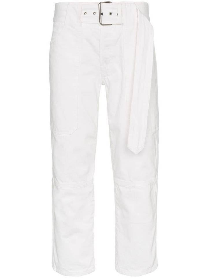 Proenza Schouler Pswl Belted Skater Jeans - White