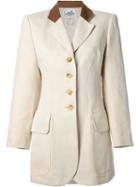 Hermès Vintage Single Breasted Jacket, Women's, Size: 36, Nude/neutrals