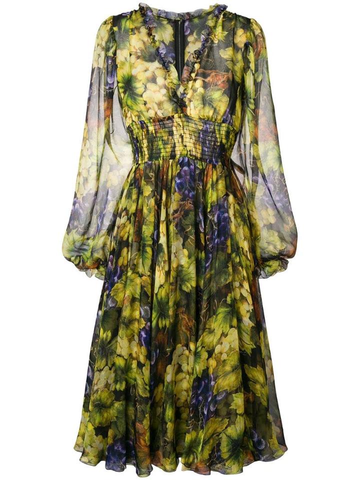 Dolce & Gabbana Empire Line Dress - Yellow