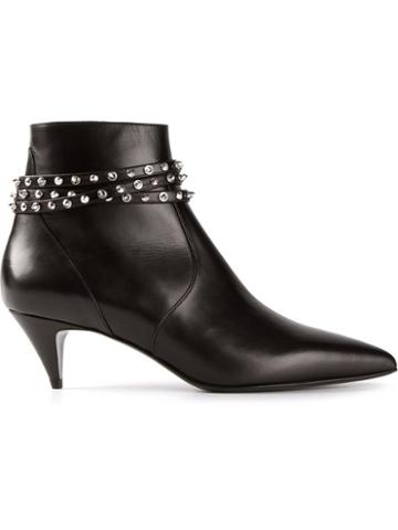 Saint Laurent Studded Strap Booties