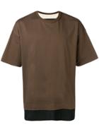 Ziggy Chen Boxy Fit T-shirt - Brown