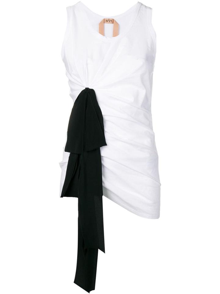 No21 Ruched Detail Top - White