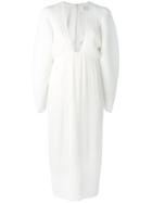 Solace - Philipa Pleated Dress - Women - Polyester - 8, Women's, White, Polyester