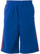 Msgm Hooded Sweatshirt, Men's, Size: 44, Blue, Cotton/spandex/elastane