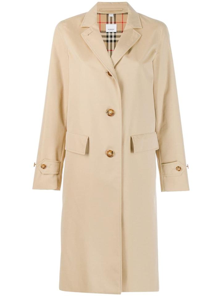 Burberry Cotton Gabardine Car Coat - Brown