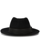 Maison Michel Rico Fedora Hat - Black