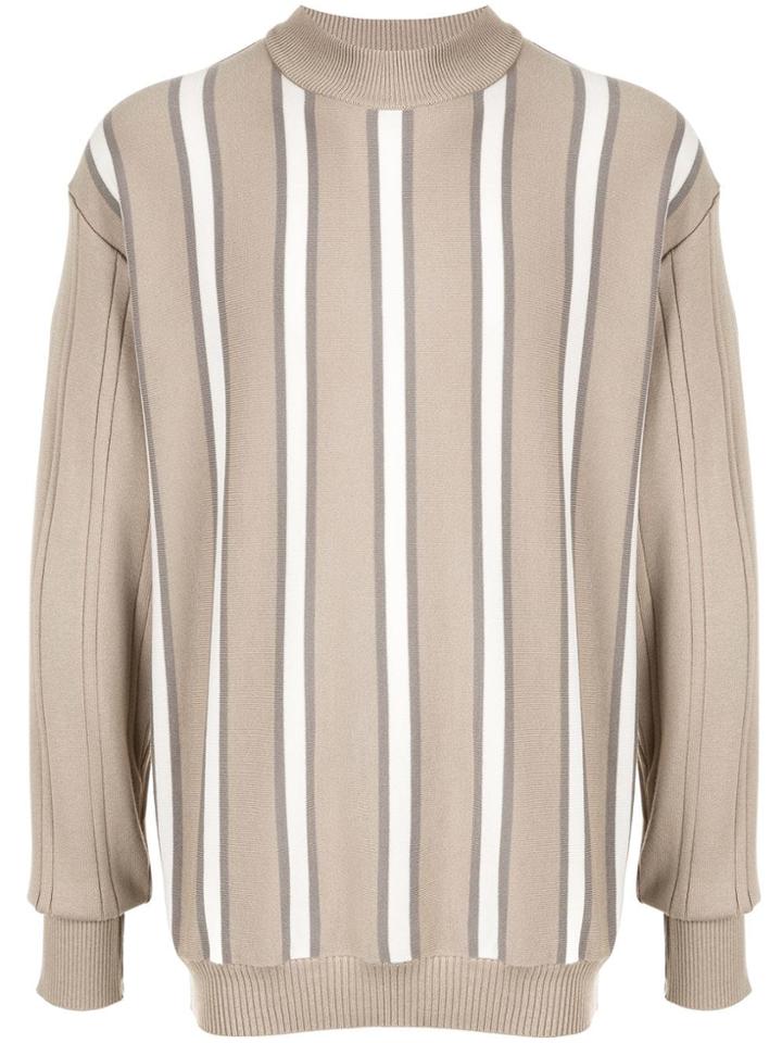 Loveless Striped Jumper - Brown