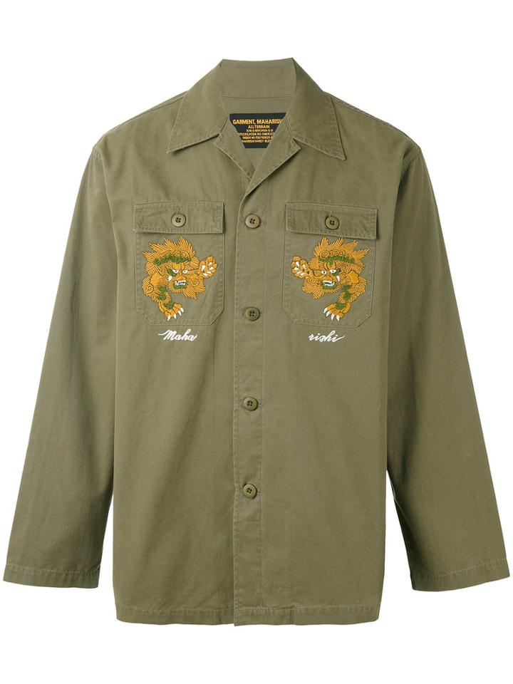 Maharishi - Tour D'afrique Shirt - Men - Cotton - Xl, Green, Cotton