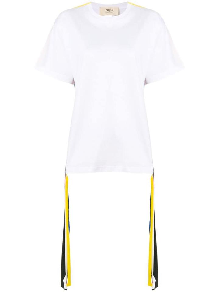 Ports 1961 Side-panel T-shirt - White