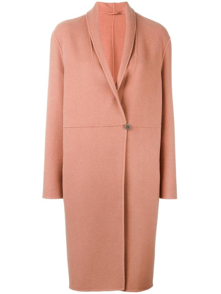 Luisa Cerano Shawl Lapel Open Coat, Women's, Size: 40, Brown, Wool/polyamide/cashmere/polyester