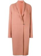 Luisa Cerano Shawl Lapel Open Coat, Women's, Size: 40, Brown, Wool/polyamide/cashmere/polyester