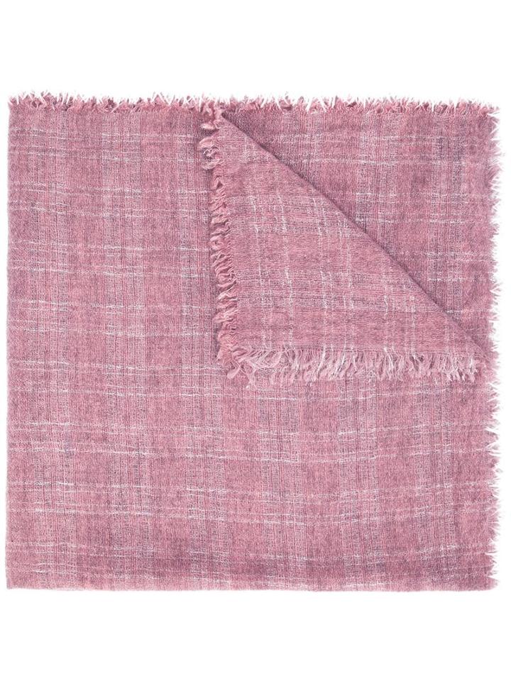 Faliero Sarti 'tundra' Scarf, Women's, Pink/purple, Silk/polyester/cupro/virgin Wool