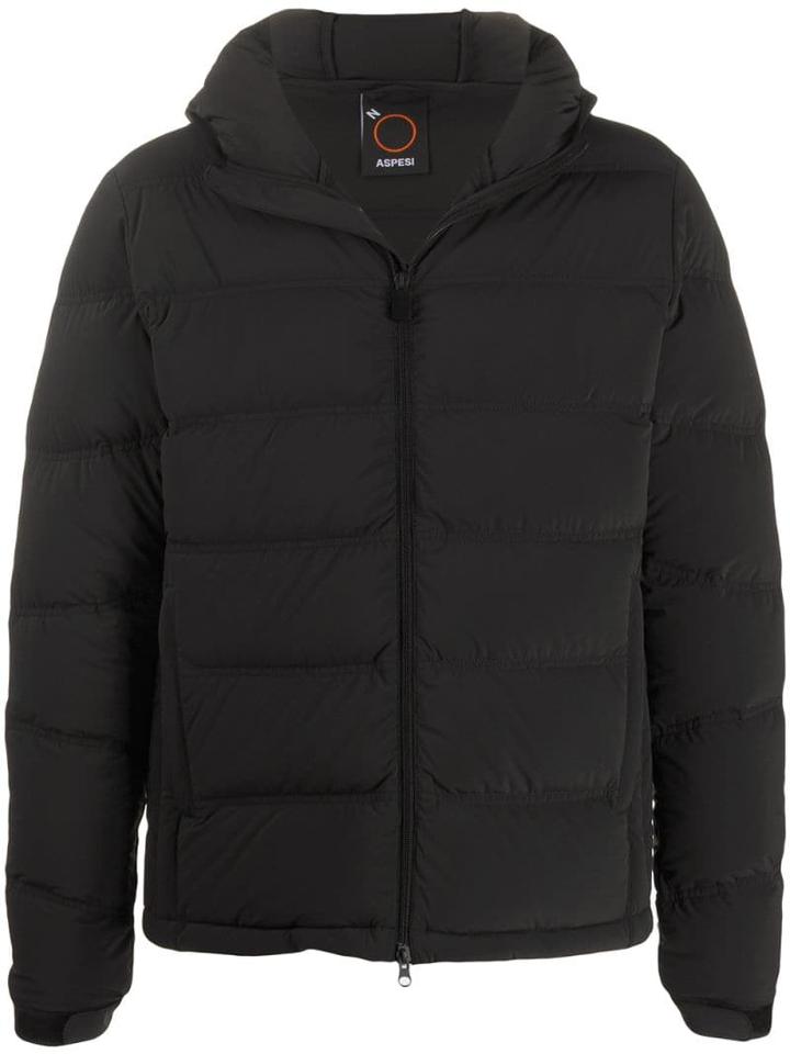 Aspesi Hooded Down Jacket - Black