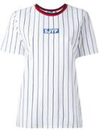 Steve J & Yoni P Striped T-shirt, Women's, Size: Small, Blue, Cotton